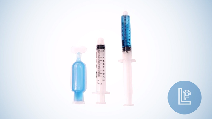 Plastic Vials for Injectables with Luer Lock Fittings