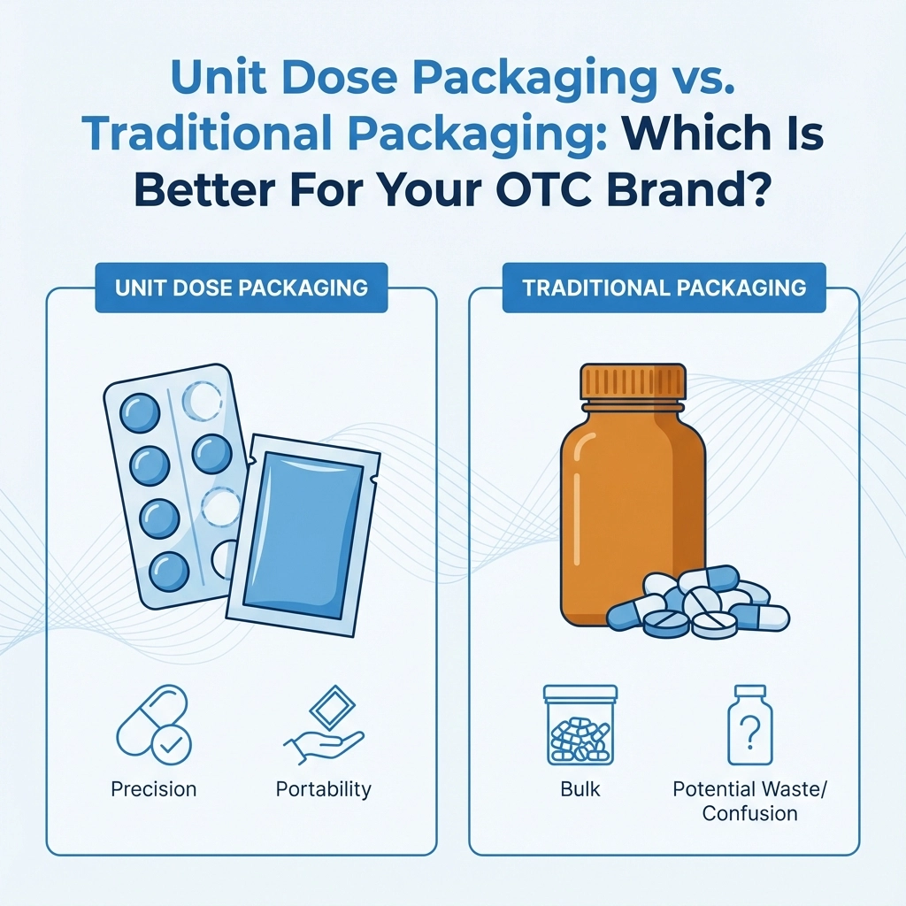 Unit Dose Packaging vs. Traditional Packaging: Which Is Better For Your OTC Brand?