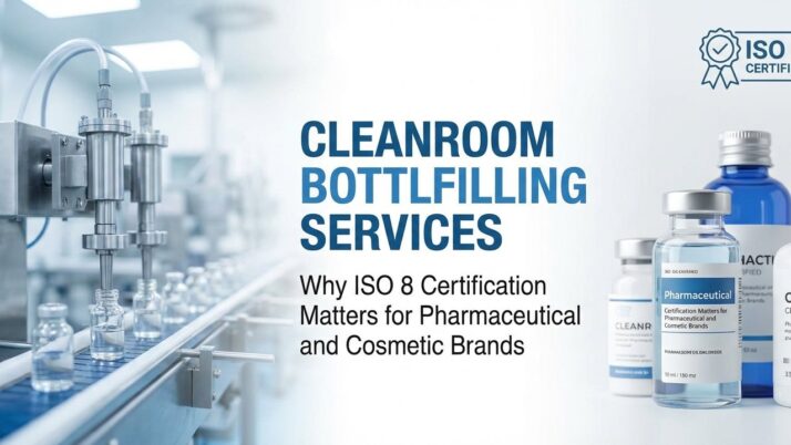 Cleanroom Bottle Filling Services: Why ISO 8 Certification Matters for Pharmaceutical and Cosmetic Brands